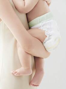 1 Pack Baby Disposable Diapers With Calendula Extract, Gentle Care For Baby's Skin, Suitable For Boys And Girls, Day And Night Use - Dark Green - View 6