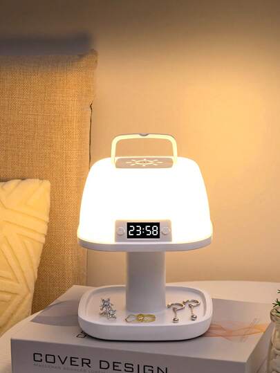 1个LED触摸感应蘑菇灯，床头灯，适合夜间喂奶，可调光3种色温，护眼台灯，营造宿舍氛围