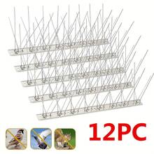 Heavy Duty Stainless Steel Base Bird Spike Kit - Durable And Easy-To-Install Bird Repellent System, Full Coverage Solution For Fences, Roofs, Window Sills And Surfaces - Multicolor - View 14