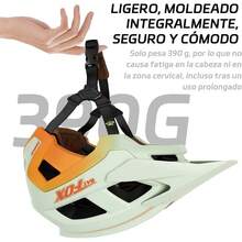 Casco Bicicleta para Adultos Hombre y Mujer - Casco Ligero con Visera Extraíble y 21 Respiraderos, Ajuste 58-61 cm, Ideal para Ciclismo Montaña, Urbano, Scooter y Carreras - Caqui - Ver 8