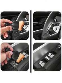 这款汽车清洁刷适用于清洁汽车内饰细节、汽车清洁保养、空调出风口除尘等。这是一款柔软的汽车清洁刷，可用于清洁车身面板、通风口、皮革和其他部件。 - 彩色 - 查看 7