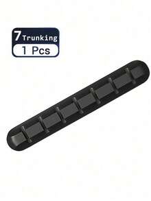 1pc Computer Headphone Cable Organizer, Bedside Desk Mobile Phone Charger Data Cable Management Clip - Multicolor - View 13