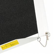 kangten Rollstuhlrampe, rutschfeste Rampen für Rollstühle, tragbare Rampen für Rollstühle - Schwarz - Übersicht 7