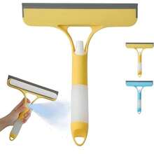 3 In 1 Window Cleaning Scraper, Window Squeegee, Easy To Clean Glass Scraper With Spray Bottle, Multi-Function Window Cleaning Tool, Fall Decor - Multicolor - View 11