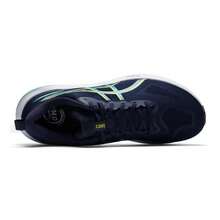 Asics 男士跑步鞋 GT-1000 14，轻便，适合日常锻炼和跑步，1011C077-401 - 深藍色/綠色 - 查看 4