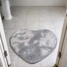 1pc Decorative Carpet, Valentine's Day, Carpet, Bedroom, Home, Balcony, Tatami, Blanket, Heart, Carpet. Plush, Long Pile Cushion, Fluffy, Soft, Decorative Carpet, Bedroom Decor, Small Rug, Carpet, Home Decor, Living Room Carpet, Small Living Room Carpet, Bedroom Carpet, Living Room Home Decor, Outdoor Carpet, Washable Carpet - Multicolor - View 2