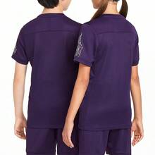 Nike Dri-FIT 青少年透气针织足球短袖衫 - 紫色 - 查看 2