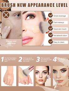 18件套化妆工具套装，包含：18支化妆刷套装，适合初学者 | 方便旅行携带，也是送礼佳品 | 非常适合新手/女性