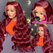 NATAN Anime-Inspired Wavy Red Wig For Cosplay, Unisex-Adult, Heat Resistant, Buckle Net Cap, 23.62inch Long, Perfect For Holidays, Daily Wear, And Conventions - SBUG - View 5