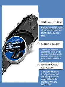 JAYSUING 鞋油蜡，家用皮革鞋履护理抛光膏，可使皮革鞋履焕然一新，光亮如新。它能改善皮革鞋履的外观，适用于日常护理和特殊场合的皮革制品保养。质地清新，保持皮革光滑舒适。 - 彩色 - 查看 8