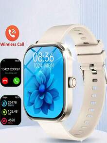 HOT 2.01" Full-Screen Touch Smart Watch For Men & Women, Calling, Pedometer, Calorie, Multi-Sports Mode, Distance Tracking, Call & Sedentary Alerts, Multifunctional Smartwatch, Wireless Connection For Android Phones - 彩色 - 查看 12