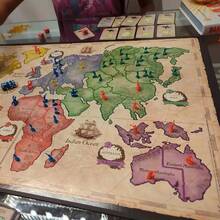 2-5 Player Strategic Board Game, Includes Game Board, 4 Infantry, 12 Cavalry, 8 Artillery Pieces Per Side (56 Risk Cards Total), Card Box, 5 Dice, And Game Guide - Multicolor - View 4