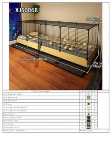 加固型大型室内空间，适用于饲养雏鸡、鹌鹑、鸭子、小型动物笼 - 彩色 - 查看 21