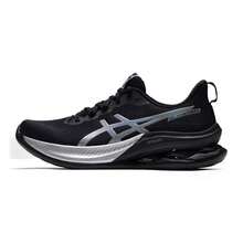 Asics 男士跑步鞋，轻便缓震运动鞋，GEL-KINSEIMAX 舒适户外休闲鞋，1011C204-003 黑色/银灰色 - 黑色/銀灰色 - 查看 1