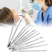 Juego de talladores de cera de doble punta de acero inoxidable para tallar arcilla polimérica - Plateado - Ver 3