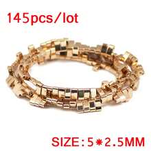 75/145颗黑色镀层赤铁矿双孔直孔珠，手工DIY首饰制作材料，手工串珠，赤铁矿，项链散珠 - diy - 查看 7