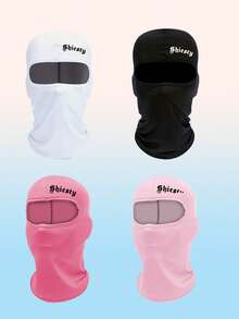 1-2个装男女通用冰丝面罩，防风防紫外线，时尚百搭，适合户外活动 - 彩色 - 查看 16