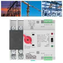 2P Dual Power Automatic Transfer Switch Generator Transfer Changeover Switch AC110V 50Hz 60Hz 63A - Blanco - Ver 9