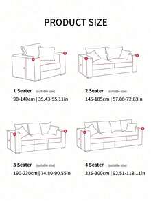 1 pieza Funda de sofá de estiramiento con patrón geométrico, de tela de poliéster moderna, lavable a máquina, adecuada para todas las estaciones - Marrón - Ver 9
