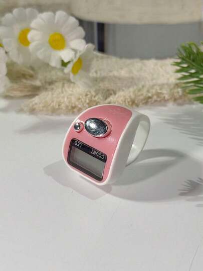 عداد إلكتروني مخصص جديد للخواتم، شاشة LED واضحة، متوفر بألوان متعددة، ضغط يدوي سلس، عداد خرز الصلاة العربية في الشرق الأوسط، محمول وصغير الحجم، من 0 إلى 99999 مناسب لعد صلوات رمضان، عد المخزون، عد تدفق الأشخاص، عد الأنشطة الرياضية، هدايا عيد الفطر، إلخ.