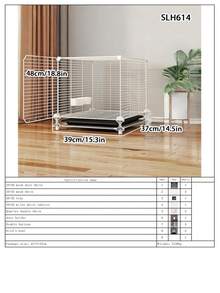 Large Size Birdcage For Home Use, Luxury Villa Cage For Tiger Parrot, Cockatiel, Canary, Finch, Anti-Splash New Design - Multicolor - View 14