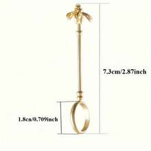 1pc Vintage Bee Smoking Ring - Adjustable Metal Cigarette Holder With Antique Smoking Pipe-Like Design, For Men & Women - Tobacco Pipe Accessory, Unique Birthday/Anniversary Gift For Smokers - Durable Copper Construction, Smoker Accessories - Golden - View 6