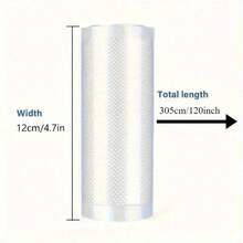 1pc Reusable Food Vacuum Sealer Bags, Food Preservation Film Vacuum Packaging Bags, Pre-Cut Vacuum Seal Bags, Meal Prep Containers, Leak-Proof Food Storage Bags, Sealing Tape Roller, Oxygen Barrier, Food Vacuum Sealing Bags, Kitchen Organization, Transparent Design, Plastic, Home Kitchen, Tear-Resistant Material, Restaurant Supplies - Multi-color Upgraded Version - View 11