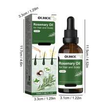 OUHOE Esencia y aceite de romero para el cuidado capilar: fórmula suave y sin alcohol de uso diario con una textura fresca y no irritante que suaviza y realza la belleza del cabello. Apto para todo tipo de cabello. - Esencia y aceite de romero para el cuidado del cabello - Ver 2