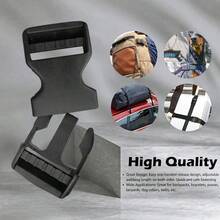 Quick Release Buckles Heavy Duty Plastic Snap Clips For Nylon Straps No Sewing Adjustable Side Buckle Replacement - 1 - View 6