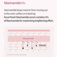 Anua Peach 70 Niacinamide Serum 1.01oz/30ml Brightening Hydrating Face Serum, Brighten Dull Skin, Help Even Skin Tone, Minimize Pores, And Strengthen The Skin Barrier, Deep Hydration, Kbeauty, K-Beauty, Korean Skin Care - Niacinamide - 查看 2