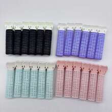 6个装蓬松卷发器，发根夹，无需加热即可打造蓬松刘海，无需加热的造型工具 - 彩色 - 查看 1