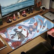 1 pieza Alfombrilla de piso Honkai Star Rail, alfombrilla de ratón, alfombrilla de escritorio con almohadilla, accesorios de juego, alfombrilla de teclado XXL Prime Gaming, alfombrilla acolchada - z3 - Ver 5