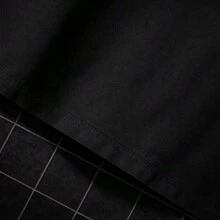 Camiseta cómoda para hombres con estampado de patrón AMO A MI NOVIA, camiseta gráfica, ropa de verano para hombres, ropa masculina - Negro - Ver 3