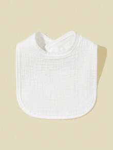 1pc Customized Pattern & Text U-Shaped Baby Bib, Soft & Comfortable, Baby Gift - Multicolor - View 3