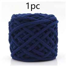 1pc/100g Chunky Single Ply Yarn, Thick Chenille Yarn, Soft DIY Crochet & Knitting Yarn, Suitable For DIY Scarves, Bags, Slippers, Crafts, Blankets, Cushions, Approx. 100g/Pc Fluffy Velvet Yarn, Thick & Soft Chenille Yarn - Multicolor - View 43