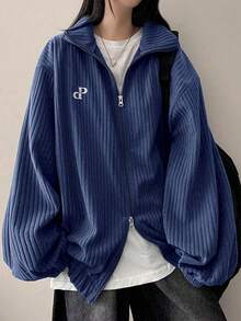 Women Coats - Blue - View 3