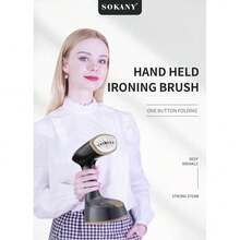 Plancha De Vapor Portátil Vertical De 1100 W Para Ropa, Plegable  ideal para viaje, 110v, tanque de 120ml , fuerte aire - Tipo de Enchufe A USA (110-127V) - Ver 4