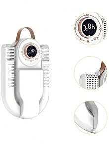 ecador de zapatos eléctrico - Secador de botas plegable para botas de trabajo, secador de zapatos y desodorante, control inteligente de temporizador de 4 niveles, calor de 48°C, secado rápido con circulación de aire 360° para zapatos, botas y guantes. - Beis - Ver 4