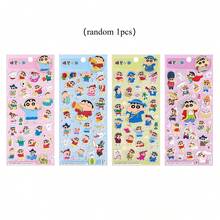 Crayon Shin-Chan Thick Soft Cute Squeeze Sound Music Diary Stickers, Adorable 3D Stickers, Cartoon Stress Relief Stickers, High-Quality Gift, Stationery Gift Stickers Loved By Boys And Girls - Multicolor - View 8