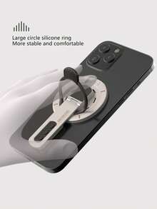 Magnetic Phone Holder – Dual-Sided Magnetic Ring Stand, 360° Rotatable & Foldable, Universal For Car Dashboard, Kitchen, Gym, Works With All Smartphones - Magnetic Phone Holder - View 8