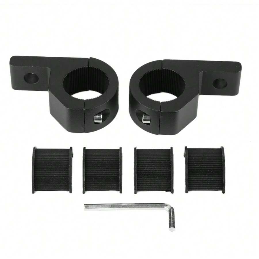 Universal Car LED Light Bar Mounting Bracket Clamp Holder Kit 20-30mm - A - Ver 1
