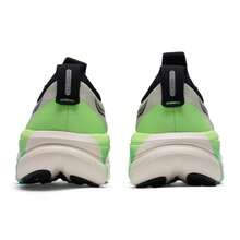 Asics 男士跑步鞋 GEL-NIMBUS 28 LITE-SHOW CN，舒适、轻便、休闲、户外跑步鞋 1011C267-020 - 灰色/綠色/黑色 - 查看 5