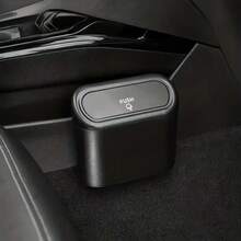 3 Pcs Press-Type Flip-Top Car Trash Can, Mini Space-Saving Garbage Bin With 30 Garbage Bags, Leak-Proof Odor-Resistant, Durable & Easy To Clean - Vehicle-mounted Trash Cans - View 11