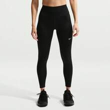 Nike 女士 AS W NK DF ONE HR 7/8 紧身打底裤 FN3233-013 - 黑色 - 查看 1