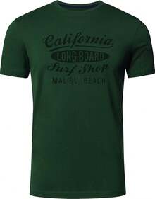 Camiseta de algodón para hombres Full Time Sports, paquete de 4 PRINT-001 - Negro - Ver 10