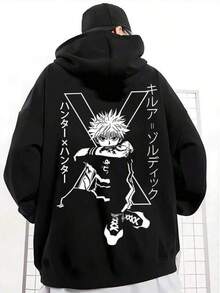 Men Outdoor Hoodies & Sweatshirts - Black - View 1