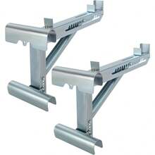 DDBESSIC Heavy Duty Ladder Jacks 2-Pack, Ladder Stabilizer And Support Brackets, Premium Steel Ladder Accessories For Safety And Stabilization - 銀色 - 查看 7