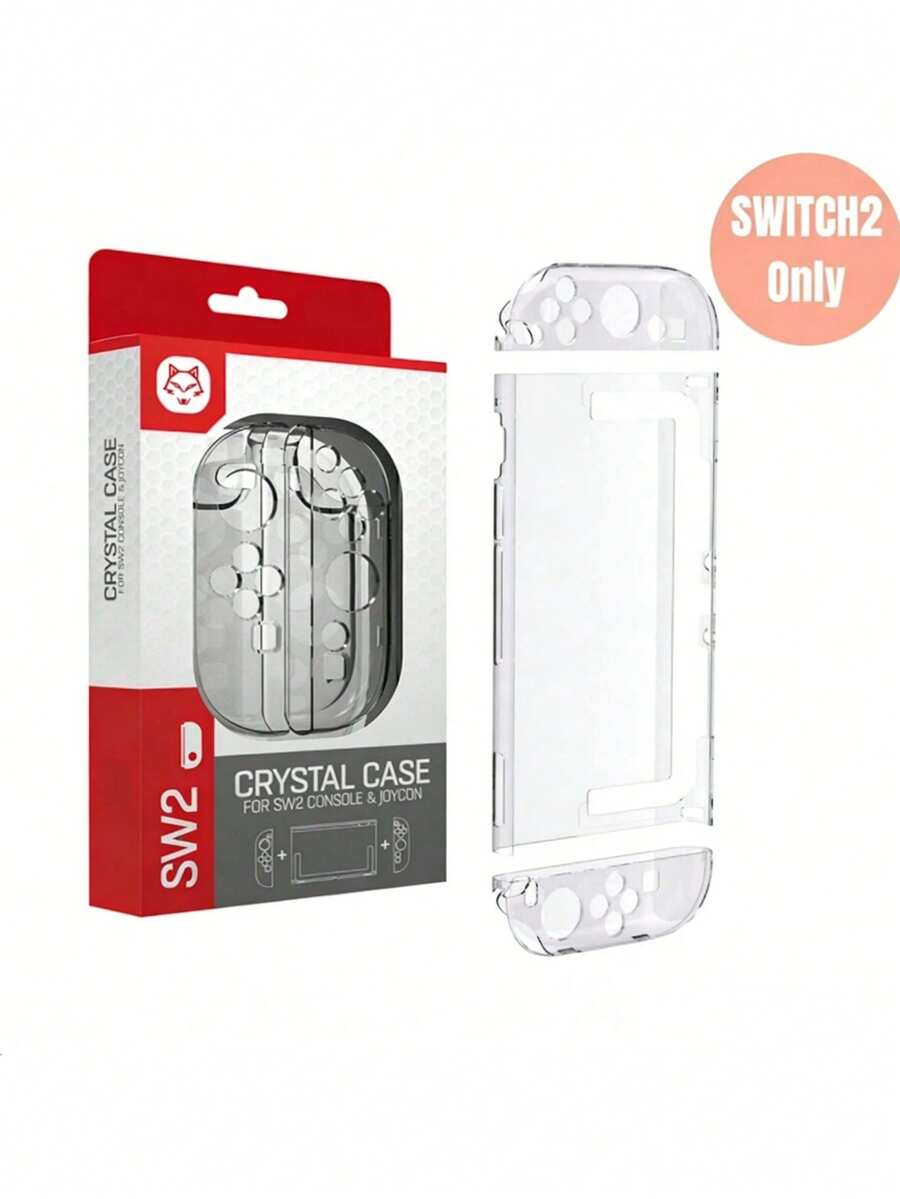 Switch2 Transparent Protective Case Set, Suitable For Switch2 Console And Joy-Con Controllers - Scratch-Resistant Ultra-Thin Protective Cover With Anti-Fingerprint Coating