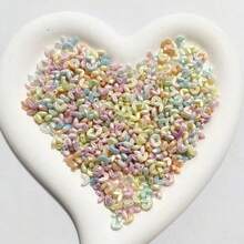 Acrylic Golden Glow In The Dark Wheat Ears With Spaced Beads, Hand String With Beads, Bracelet Beads, DIY Jewelry Accessories - Multicolor - View 2