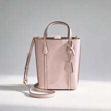 Tory Burch Perry Versatile Double T Tote Bag 142616 - Pink - View 3